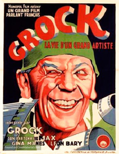 Grock - French Movie Poster