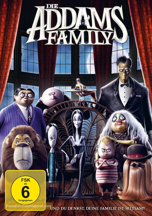 The Addams Family - German DVD movie cover