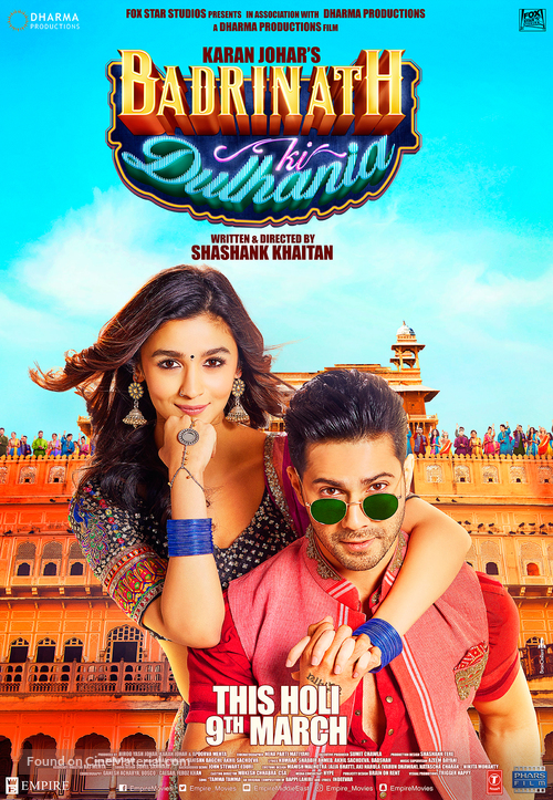 Badrinath Ki Dulhania - Lebanese Movie Poster