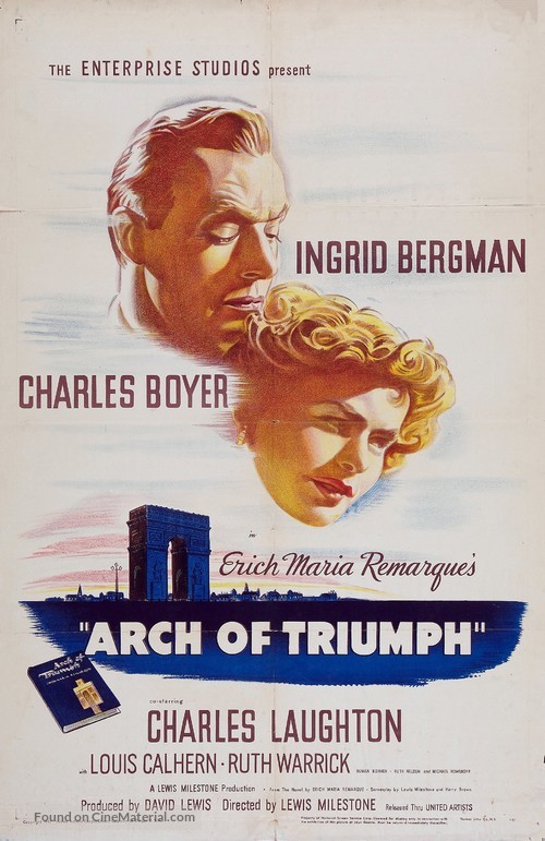 Arch of Triumph - Movie Poster