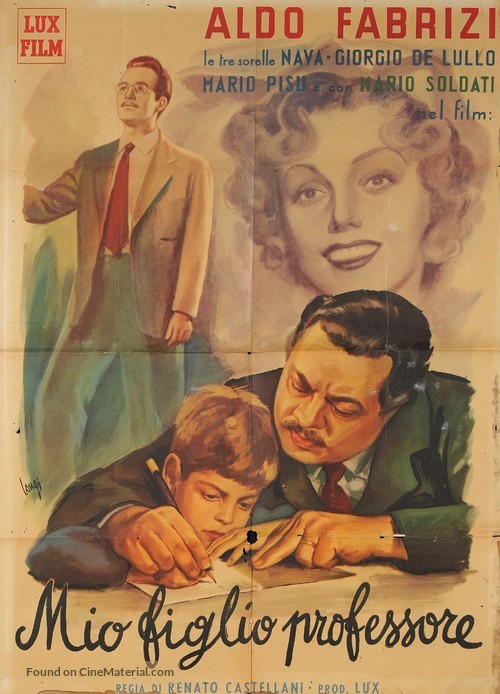Mio figlio professore - Italian Movie Poster
