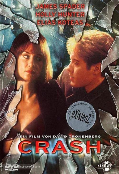 Crash (1996) German dvd movie cover