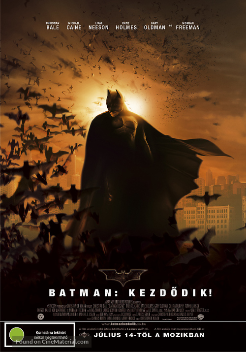 Batman Begins - Hungarian Movie Poster