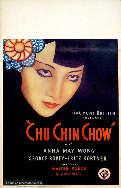 Chu Chin Chow - Movie Poster