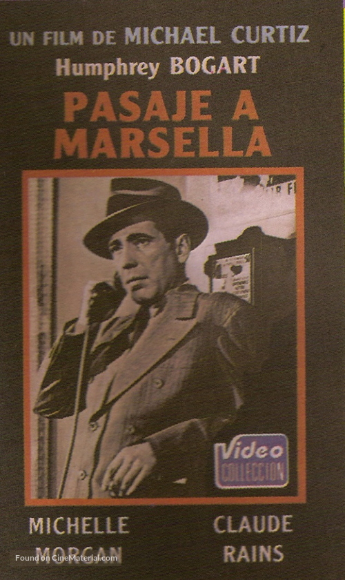 Passage to Marseille - Argentinian VHS movie cover