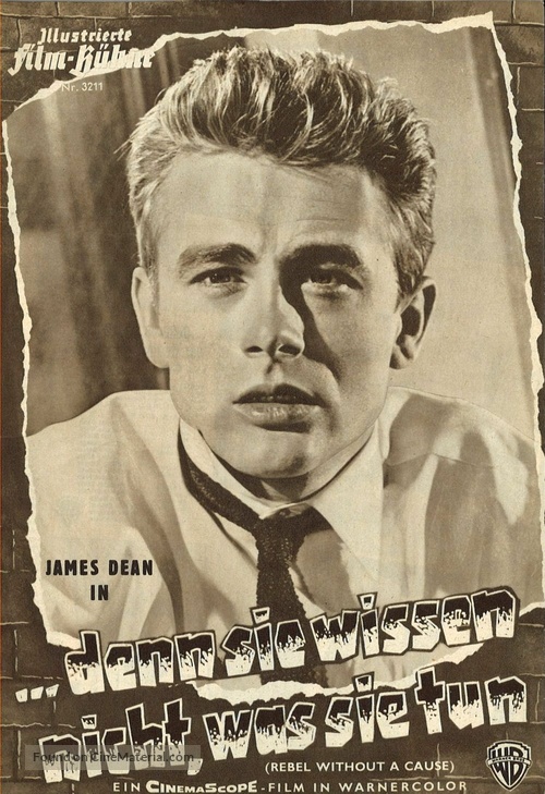 Rebel Without a Cause - German poster