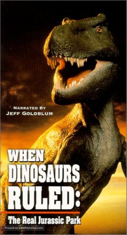 &quot;When Dinosaurs Ruled&quot; - VHS movie cover