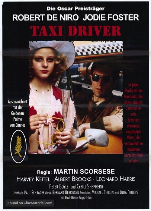 Taxi Driver - German DVD movie cover