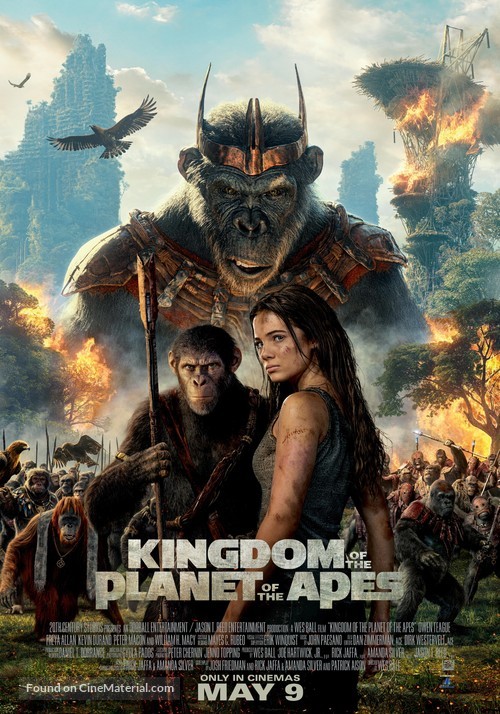 Kingdom of the Planet of the Apes - British Movie Poster