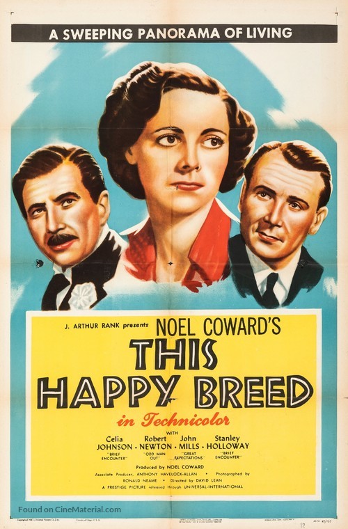 This Happy Breed - Movie Poster