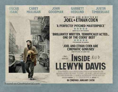 Inside Llewyn Davis - British Movie Poster