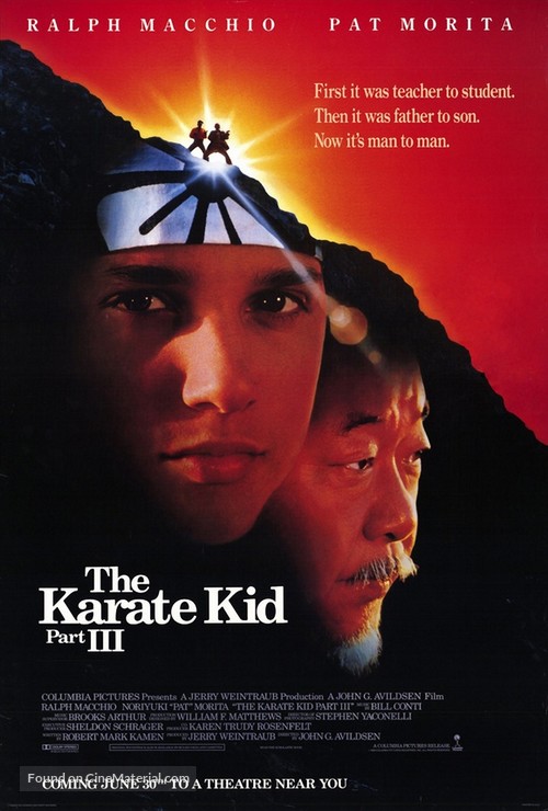 The Karate Kid, Part III - Advance movie poster