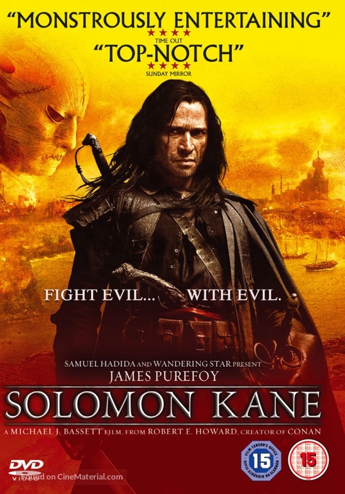 Solomon Kane - British DVD movie cover