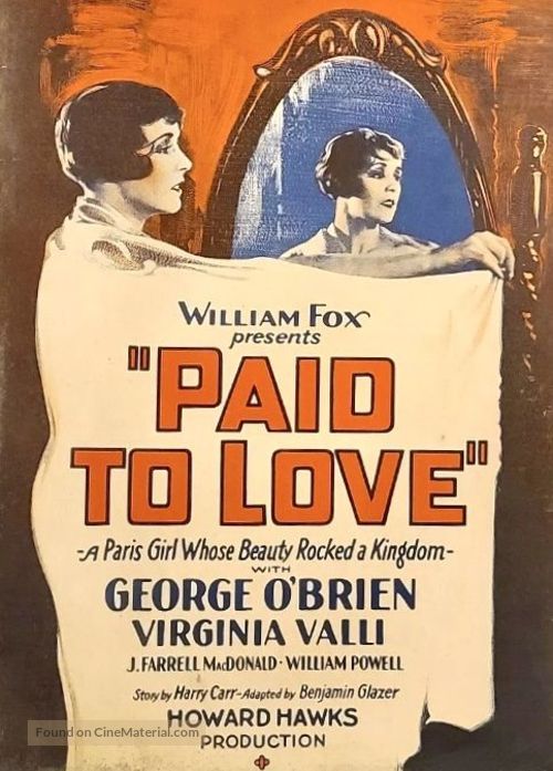 Paid to Love - Movie Poster