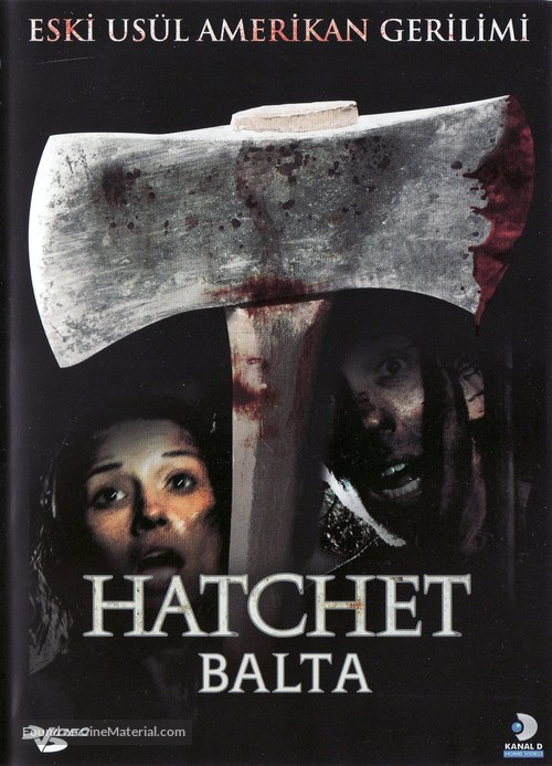 Hatchet - Turkish DVD movie cover