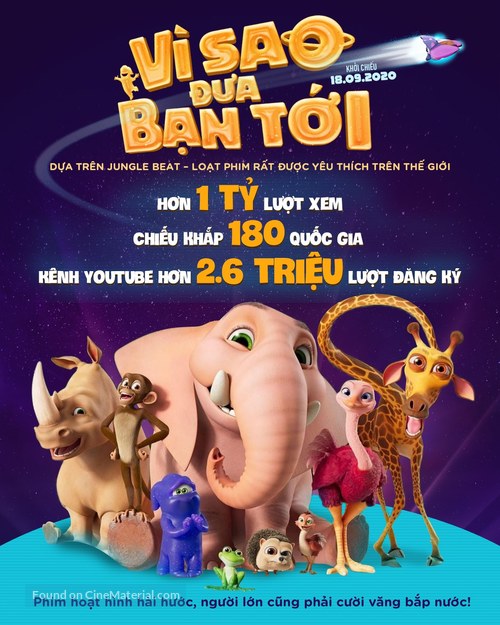 Jungle Beat: The Movie - Vietnamese Movie Poster