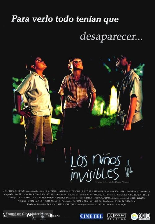 Los ni&ntilde;os invisibles - Venezuelan Movie Poster