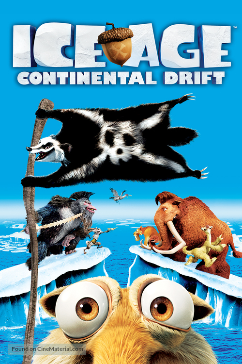 Ice Age: Continental Drift - DVD movie cover