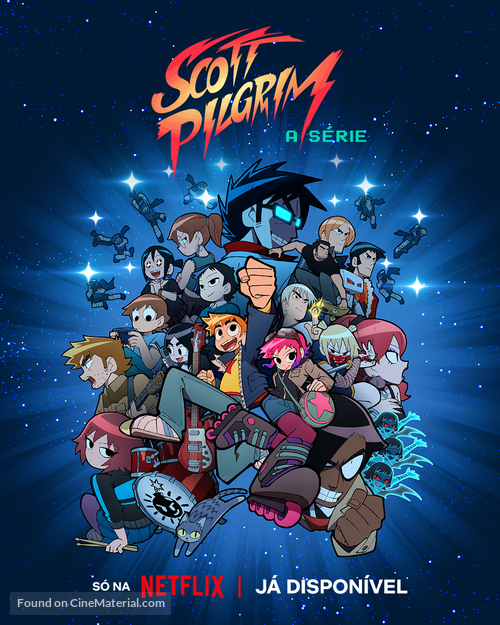 &quot;Scott Pilgrim Takes Off&quot; - Brazilian Movie Poster