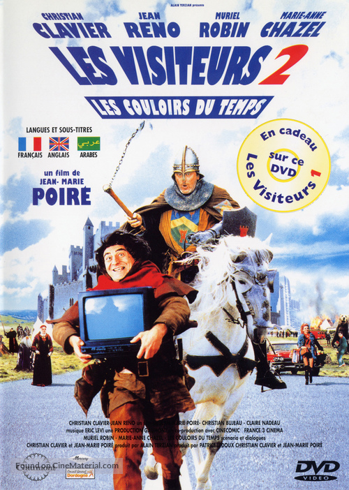 Les couloirs du temps: Les visiteurs 2 - French DVD movie cover