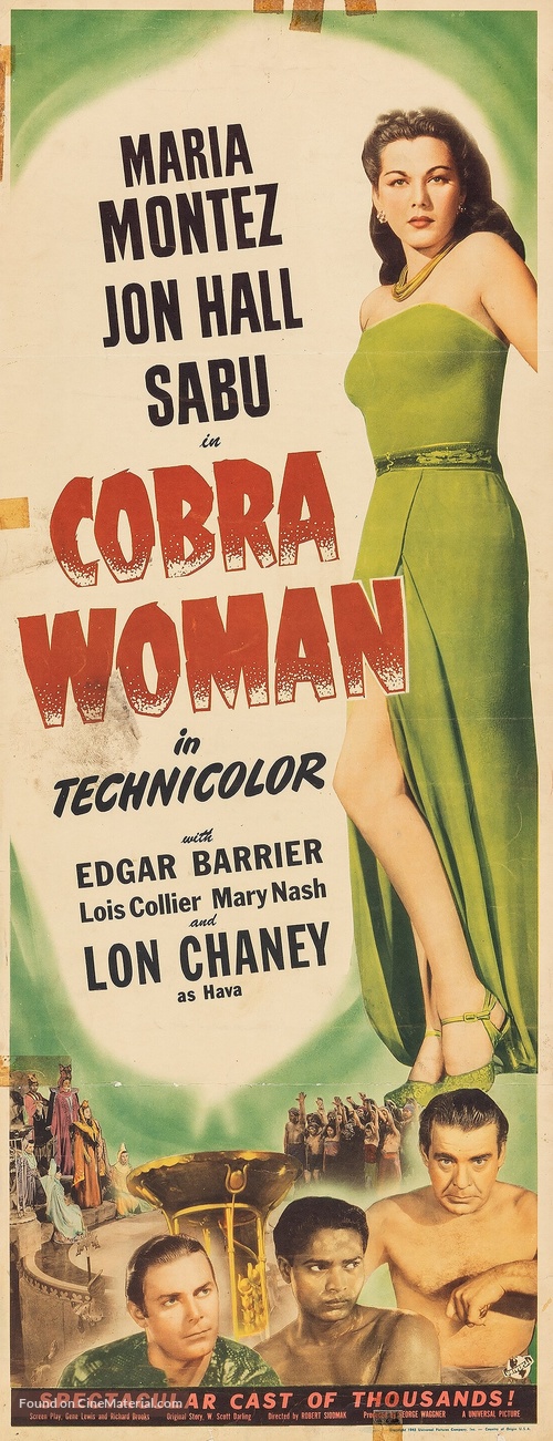 Cobra Woman - Movie Poster