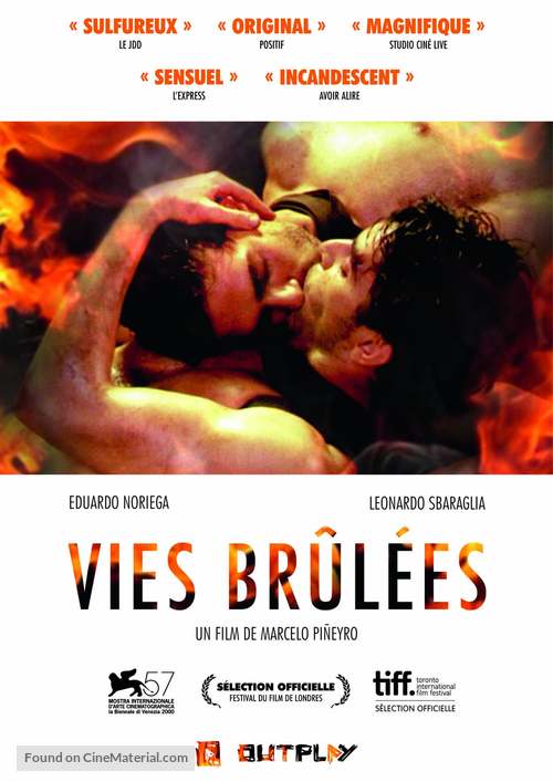Plata quemada - French Movie Poster