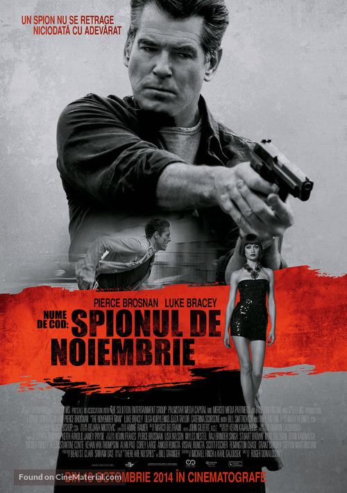 The November Man - Romanian Movie Poster