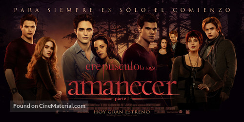 The Twilight Saga: Breaking Dawn - Part 1 - Chilean Movie Poster