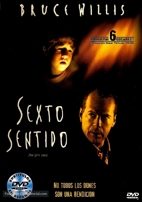 The Sixth Sense - Argentinian DVD movie cover