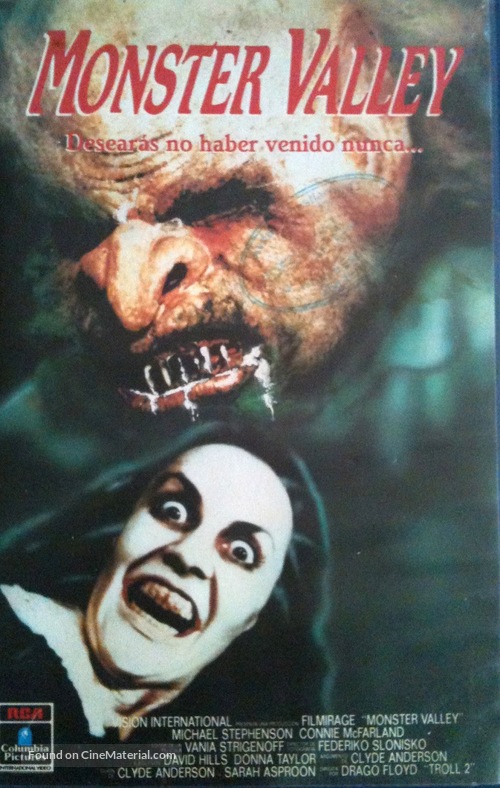 Troll 2 - Chilean VHS movie cover