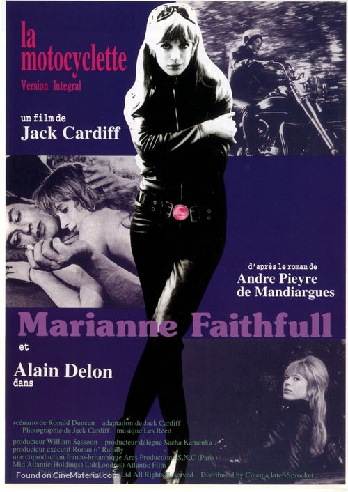 The Girl on a Motocycle - French Movie Cover