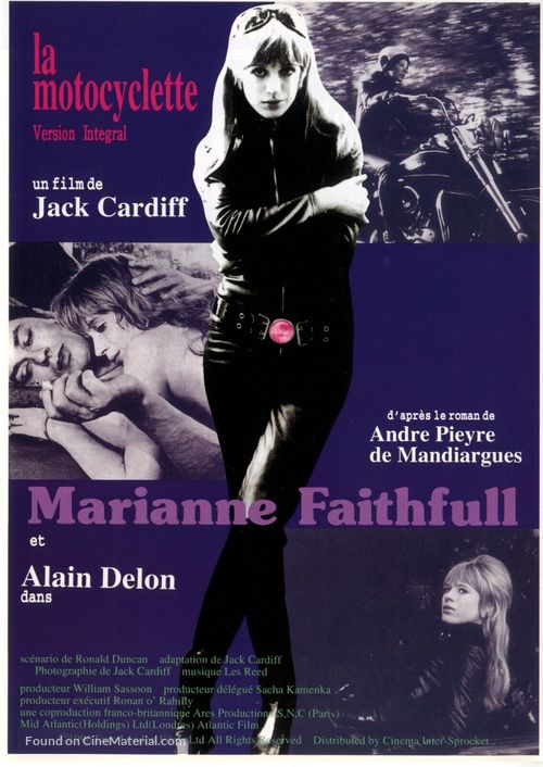 The Girl on a Motocycle - French Movie Poster