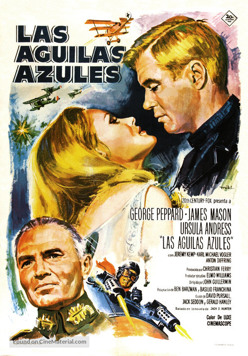 The Blue Max - Spanish Movie Poster