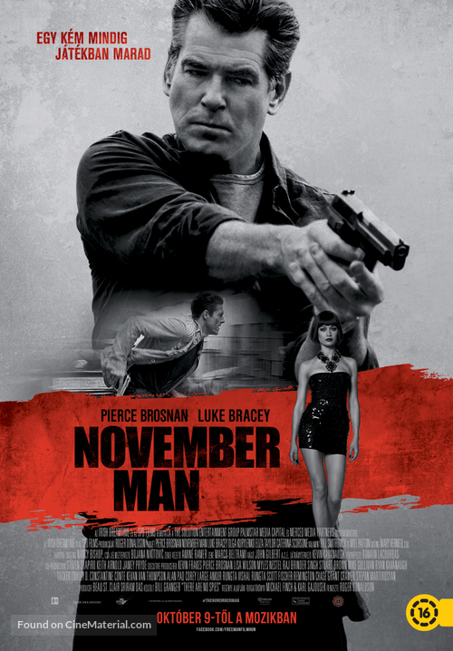 The November Man - Hungarian Movie Poster