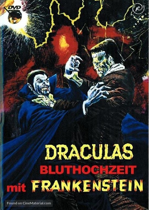 Dracula Vs. Frankenstein - German DVD movie cover