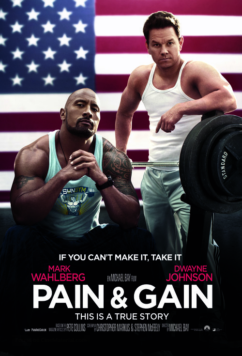 Pain &amp; Gain - Danish Movie Poster
