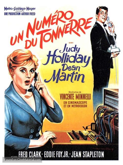 Bells Are Ringing - French Movie Poster