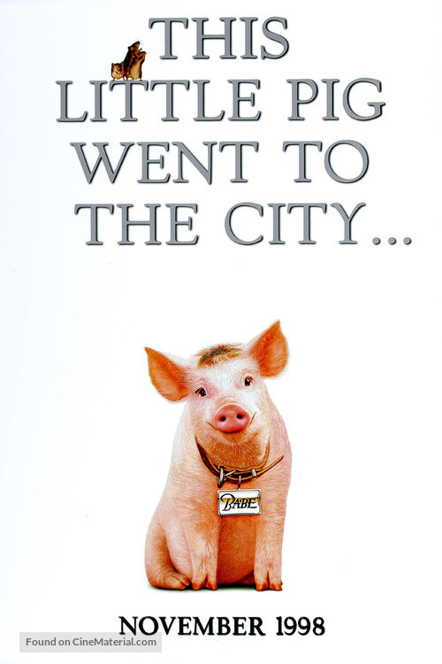 Babe: Pig in the City - Movie Poster