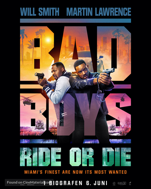 Bad Boys: Ride or Die - Danish Movie Poster