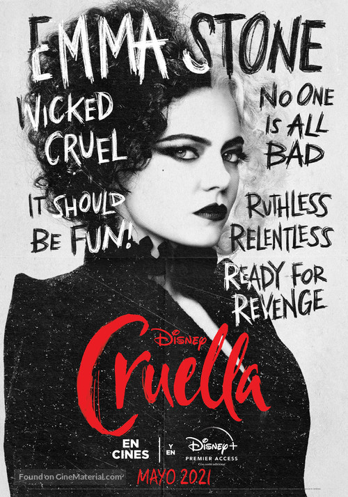 Cruella - Mexican Movie Poster