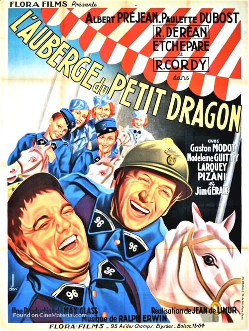 L&#039;auberge du Petit-Dragon - French Movie Poster