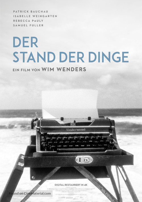 Stand der Dinge, Der - German Movie Poster