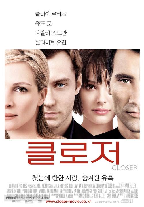 Closer - South Korean poster