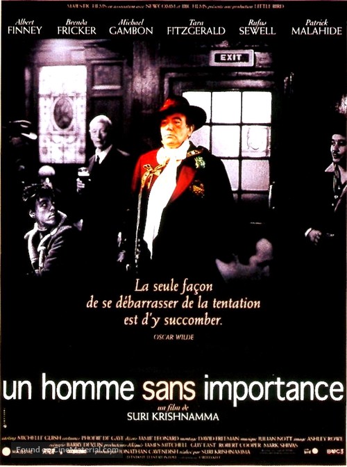 A Man of No Importance - French Movie Poster