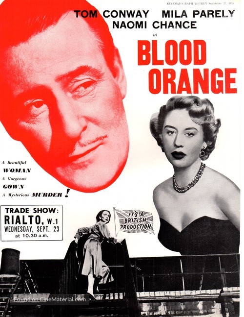 Blood Orange - British Movie Poster