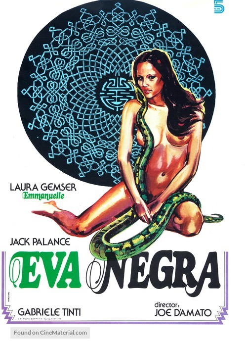 Eva nera - Spanish Movie Poster