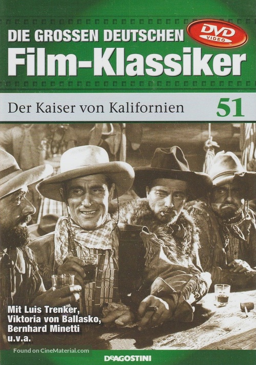 Der Kaiser von Kalifornien - German DVD movie cover