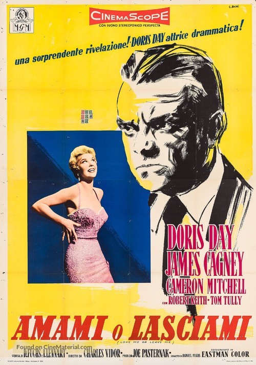 Love Me or Leave Me - Italian Movie Poster