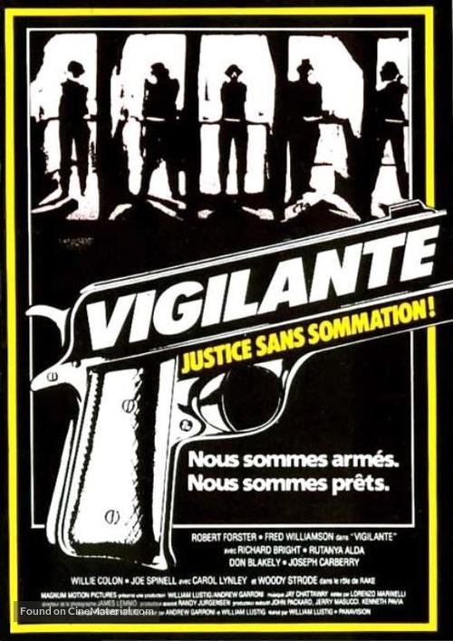 Vigilante - French Movie Poster
