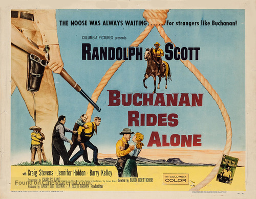 Buchanan Rides Alone - Movie Poster